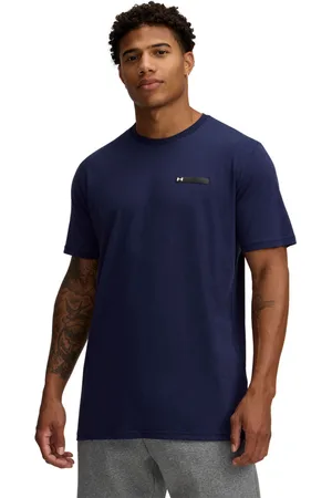 Under Armour Męski t-shirt z nadrukiem UA M LC Strip Logo SS