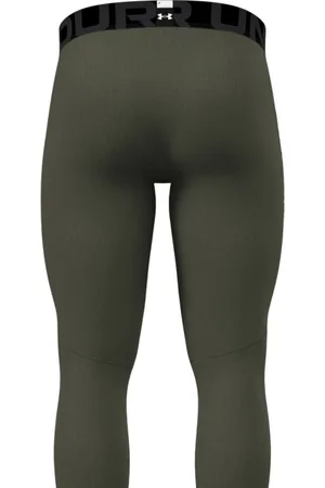 Under Armour Męskie legginsy treningowe UA Heat Gear Armour 3/4 Legging - zielone