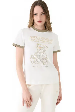 Guess Damski t-shirt z nadrukiem Midge Logo Bear Ss