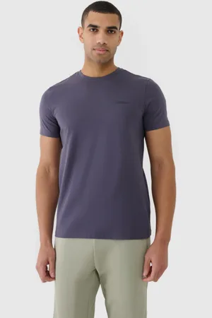 4F Męski t-shirt basic WSS25TTSHM2003