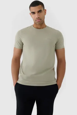 4F Męski t-shirt basic WSS25TTSHM2003
