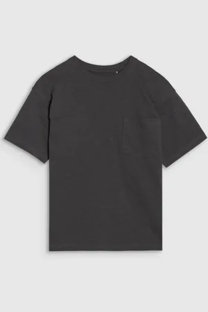 4F Chłopięcy t-shirt oversize 4F 4FJRSS25TTSHM2870 - szary