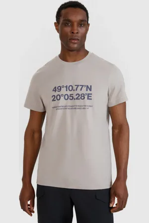 4F Męski t-shirt z nadrukiem WSS25TTSHM2209