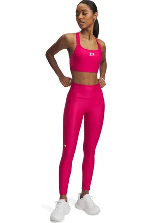 Under Armour Damskie legginsy treningowe Tech Hi Ankle Leg - różowe