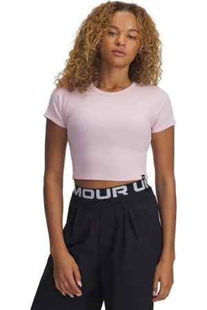 Under Armour Damski t-shirt crop top UA Rival Rib Baby Tee