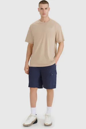 4F Męskie spodenki casual cargo RSS25TSHOM759 - granatowe