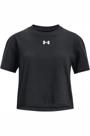 Under Armour Dziewczęcy t-shirt crop top UA Crop Sportstyle Logo Short Sleeve