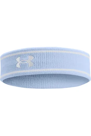 Under Armour Opaska treningowa uniseks Striped Performance Terry Hb - niebieska