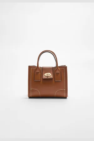 Stradivarius Zdobiona torba tote z przeszyciami
