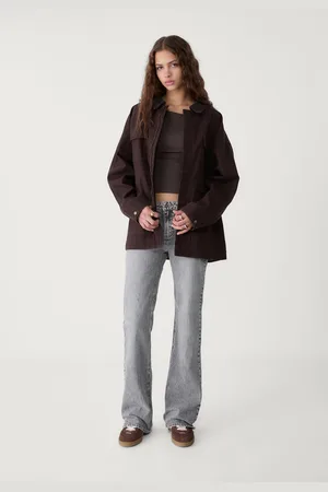 Stradivarius Jeansy dzwony z kieszeniami 42