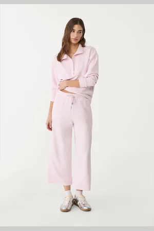 Stradivarius Luźne miękkie spodnie culotte XL