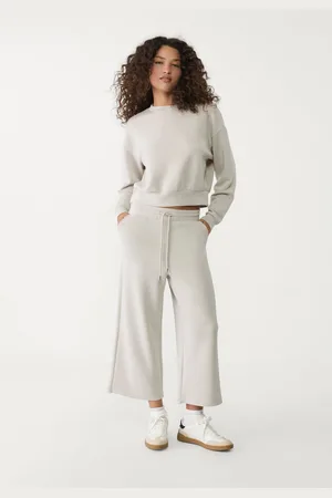Stradivarius Luźne miękkie spodnie culotte XL