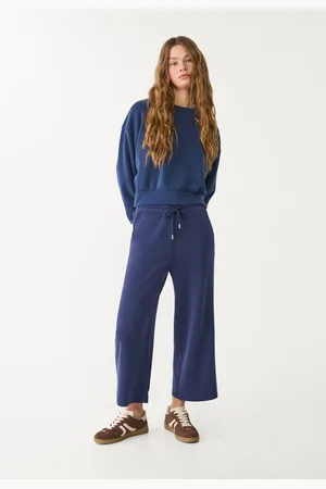 Stradivarius Luźne miękkie spodnie culotte S