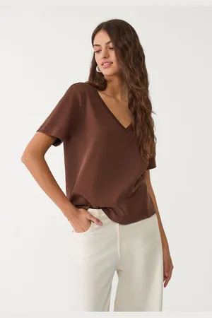 Stradivarius Koszulka basic o kroju regular heavy weight