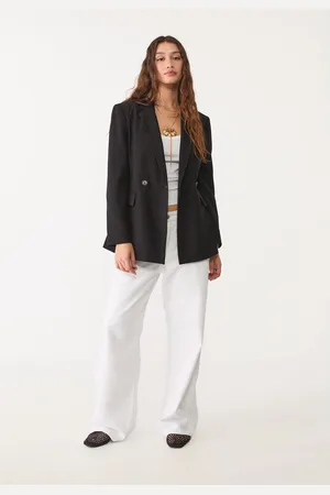 Stradivarius Dwurzędowa marynarka slim XL