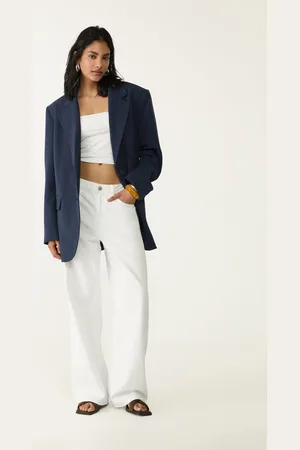 Stradivarius Marynarka oversize z kieszeniami M