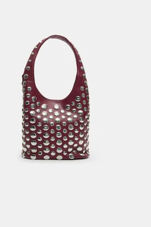Stradivarius Torebka na ramię z ćwiekami OS