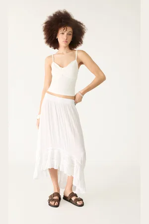 Stradivarius Top na ramiączkach z węzłem XS