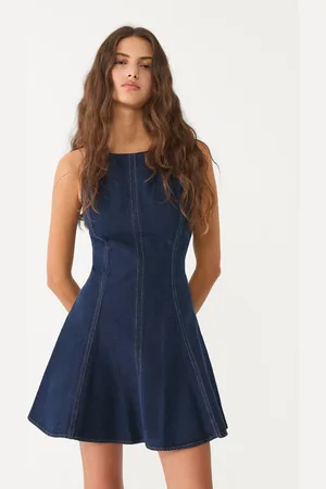 Stradivarius Krótka sukienka jeansowa M