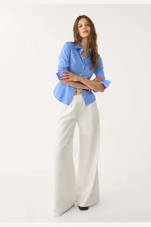 Stradivarius Dopasowana koszula basic w paski XS