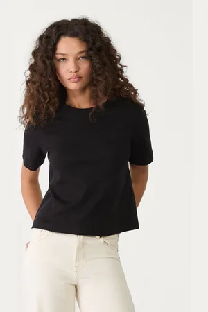 Stradivarius Koszulka basic o kroju regular heavy weight