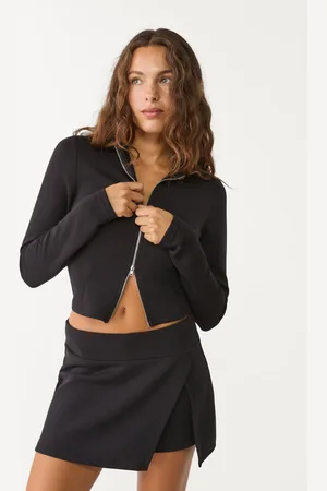 Stradivarius Przyjemna w dotyku bluza na suwak