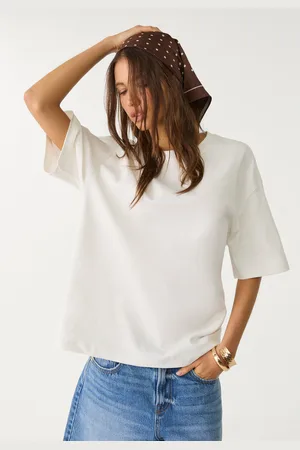 Stradivarius Koszulka basic oversize heavy weight M