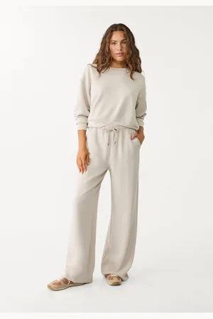 Stradivarius Miękkie spodnie palazzo XL