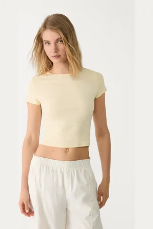 Stradivarius Koszulka basic slim fit S