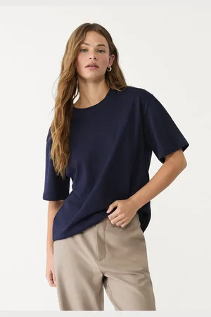 Stradivarius Koszulka basic oversize heavy weight S