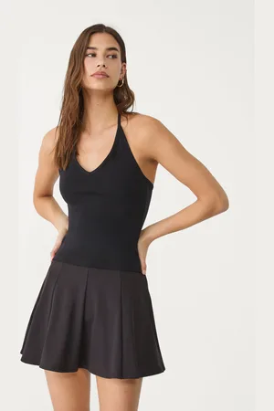 Stradivarius Wiązany top z dekoltem halter S