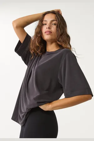 Stradivarius Koszulka oversize o miękkiej fakturze L