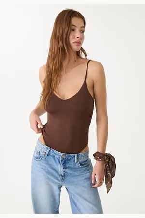 Stradivarius Body basic na ramiączkach L