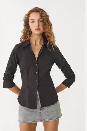 Stradivarius Dopasowana koszula basic S