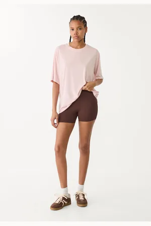 Stradivarius Koszulka oversize o miękkiej fakturze