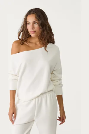 Stradivarius Miękka bluza odsłaniająca ramiona M