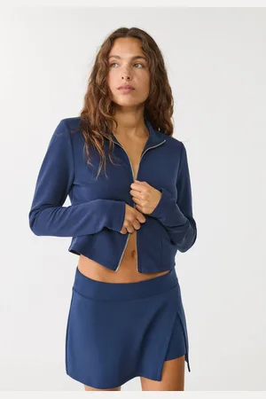 Stradivarius Przyjemna w dotyku bluza na suwak