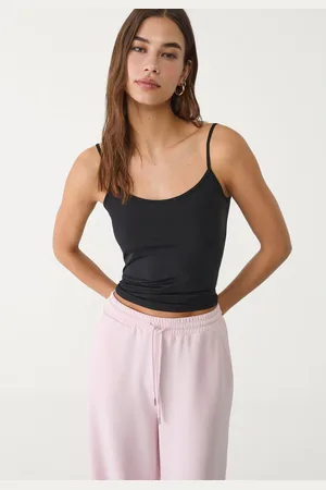Stradivarius Podstawowy top na ramiączkach XL