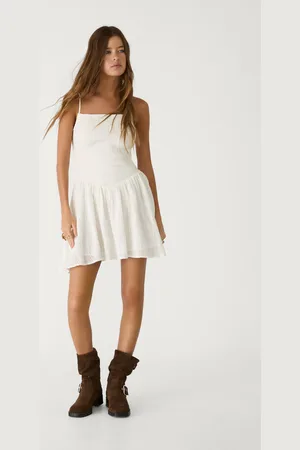 Stradivarius Krótka sukienka na ramiączkach S