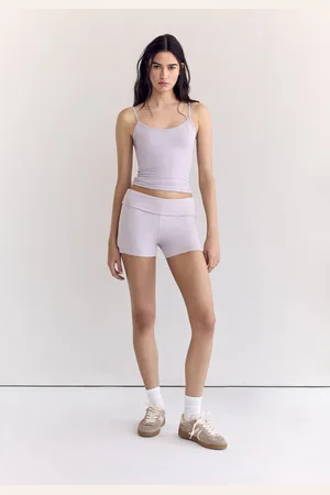 Stradivarius Podstawowy top na ramiączkach XS