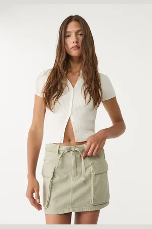 Stradivarius D66 Spódnica mini cargo 36