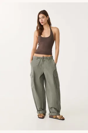 Stradivarius Top z dekoltem halter L