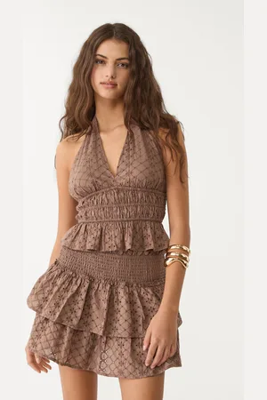 Stradivarius Top halter z haftem XL