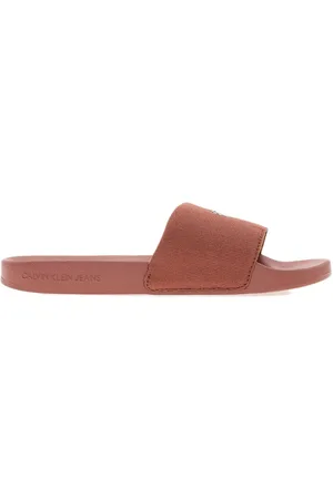 Calvin Klein Klapki Slide Monogram Hardware YW0YW01713-GAM