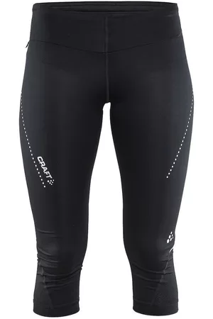 Craft Spodnie damskie 3/4 Essential Capri, czarne