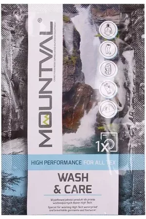 Mountval Środek piorący do odzieży i akcesoriów przeciwdeszczowych Wash&Care - saszetka