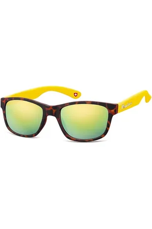 Montana Okulary nerdy M43D zolto-panterkowe revo