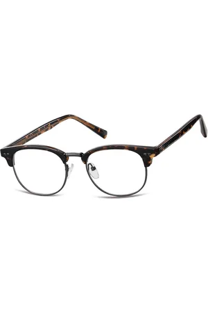 Sunoptic Okulary zerówki owalne oprawki korekcyjne 879F panterka/