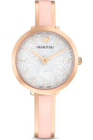 Swarovski Zegarek Crystalline Delight, Swiss Made, Metalowa bransoleta, , Powłoka w odcieniu różowego złota