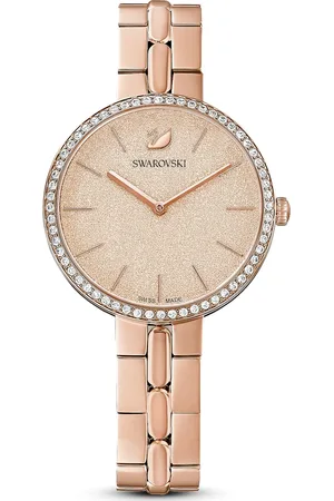 Swarovski Zegarek Cosmopolitan, Swiss Made, Metalowa bransoleta, , Powłoka w odcieniu różowego złota